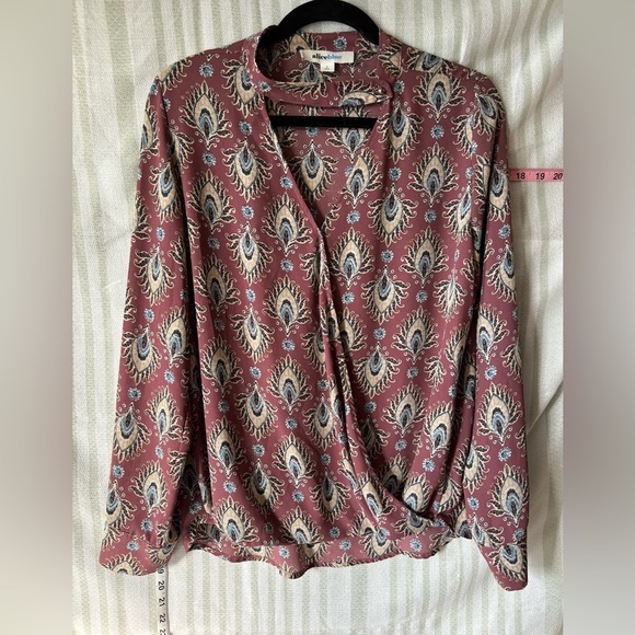 Alice Blue Tops - Paisley Print Blouse